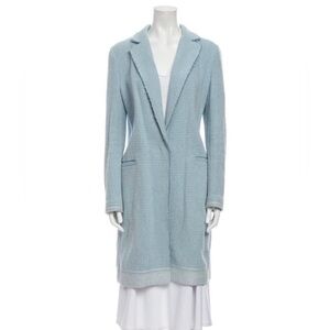 Le Noir 100% Wool Blue Jacket Size M